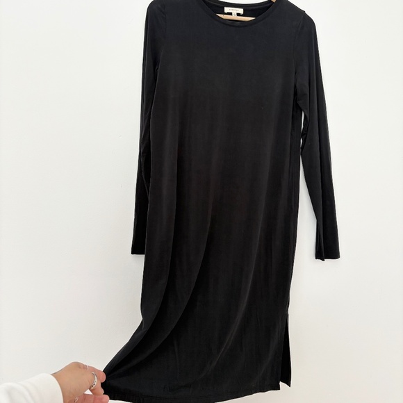 Babaton long sleeve cupro dress - Picture 4 of 5